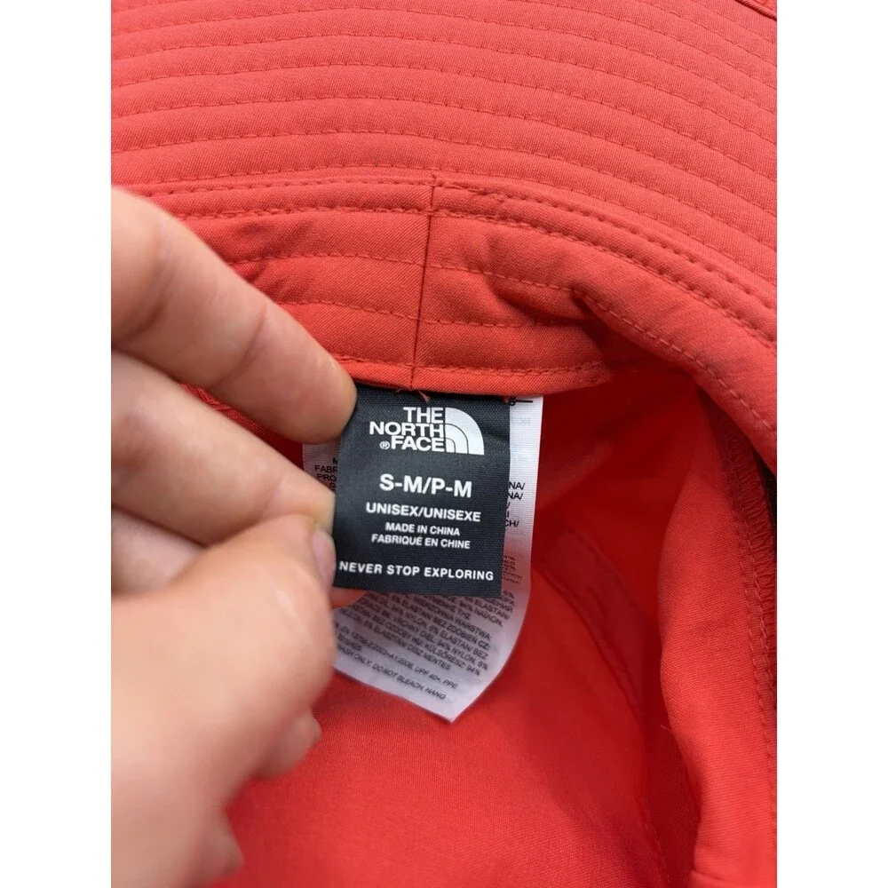 North Face Class V Brimmer Salmon Pink Bucket Hat Wide Brim Booney Unisex Small